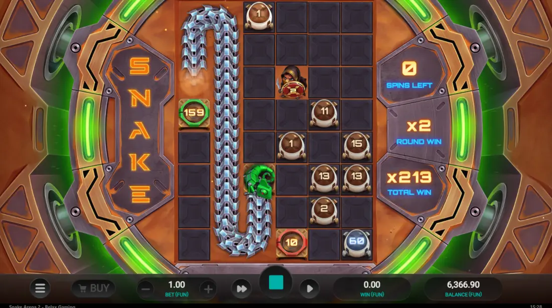 Snake Arena 2 Arena Spins